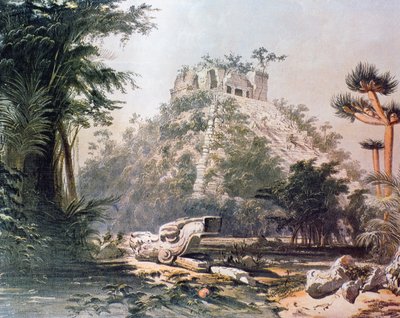 View of El Castillo, 1844 by Frederick Catherwood